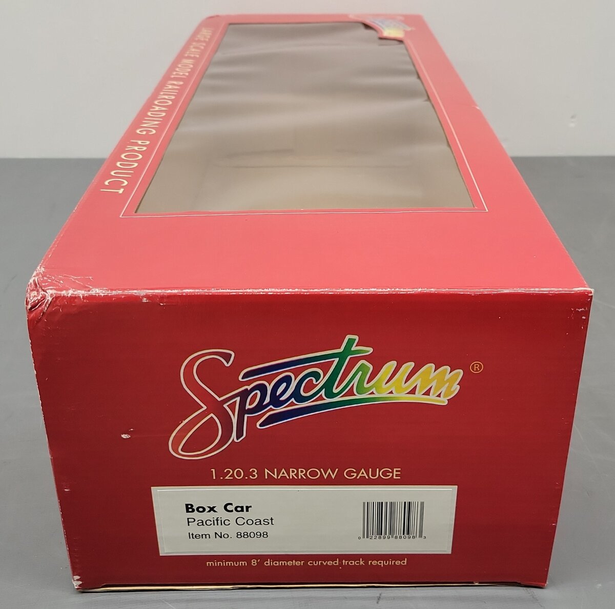 Bachmann 88098 G Scale Narrow Gauge Spectrum Pacific Coast Boxcar LN/Box
