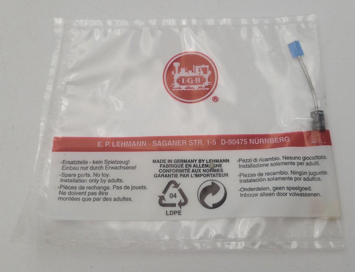 LGB 12360 G Gauge R1 30° Electric 3-Way Switch Turnout EX/Box