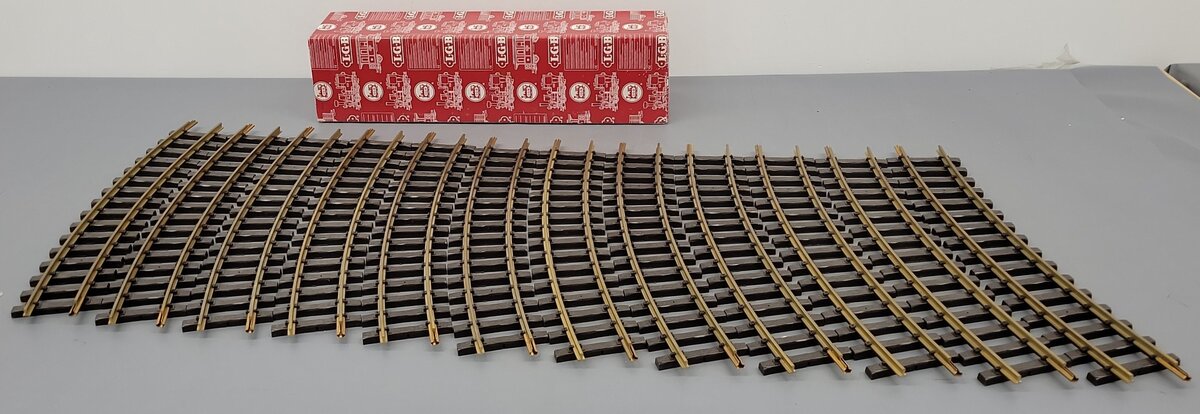 LGB 1600 G Scale Curved Track Sections [12] VG/Box