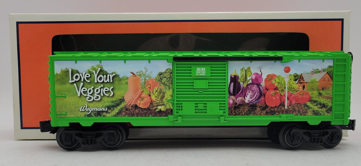 Lionel 6-36184 O Gauge Wegmans 2012 Box Car EX/Box