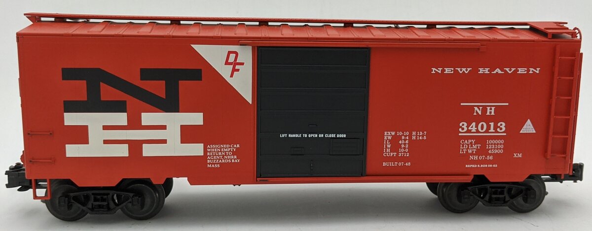 Weaver 34013 O Gauge New Haven Box Car/Box