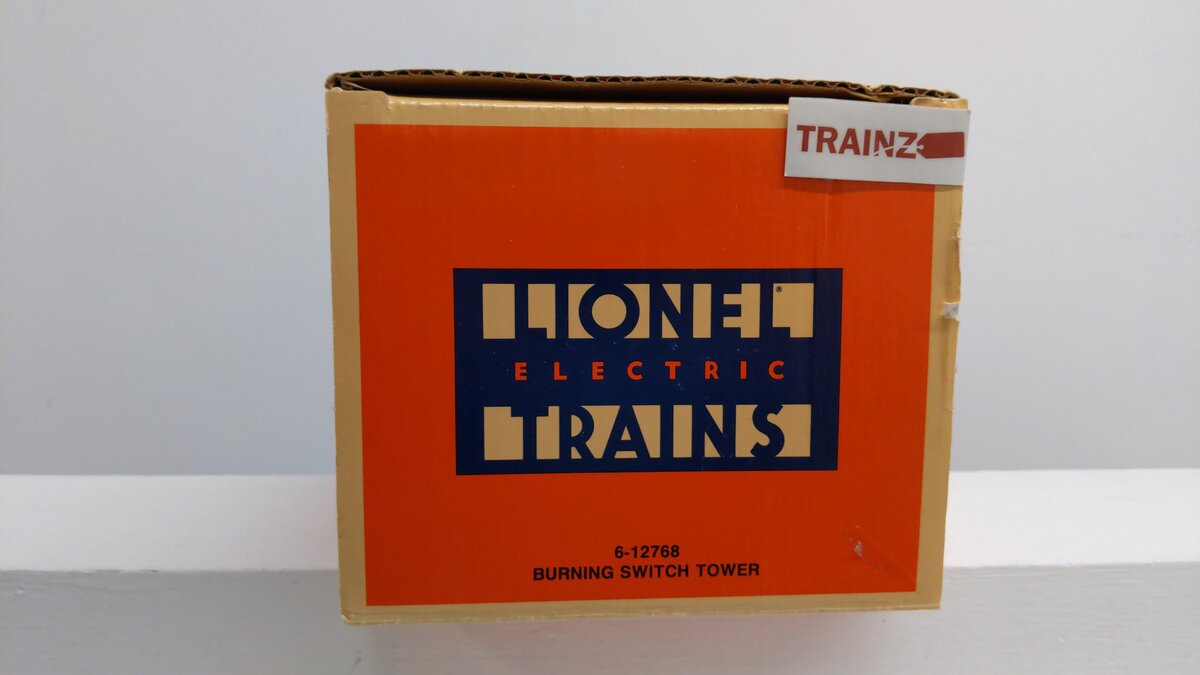 Lionel 6-12768 O Gauge Burning Switch Tower Assembled VG/Box