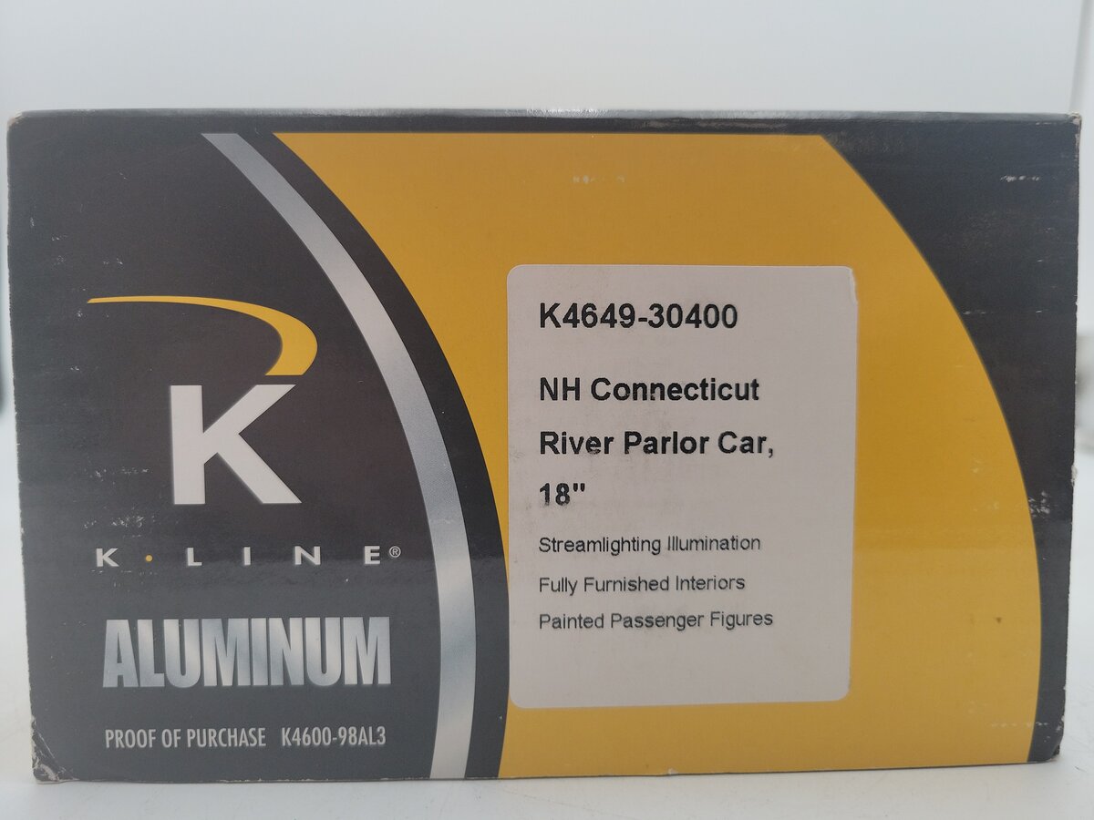 K-Line K4649-30400 O New Haven Connecticut River Parlor Car EX/Box