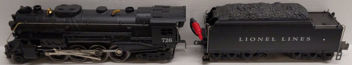 Lionel 6-18053 O Gauge Century Club Berkshire 2-8-4 Steam Loco & Tender #726 EX/Box