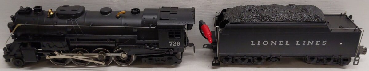 Lionel 6-18053 O Gauge Century Club Berkshire 2-8-4 Steam Loco & Tender #726 EX/Box