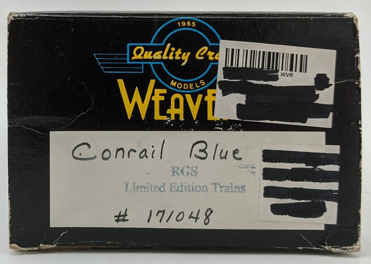 Weaver 171048 O Gauge Conrail Boxcar #171048 (3 Rail) LN/Box