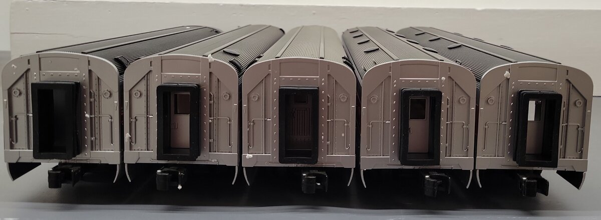 K-Line K4649A O New Haven 15" Aluminum Passenger Cars (Set of 5) EX/Box
