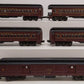 MTH 20-4018 O Gauge Pennsylvania 70' Madison Passenger 5-Car Set EX/Box