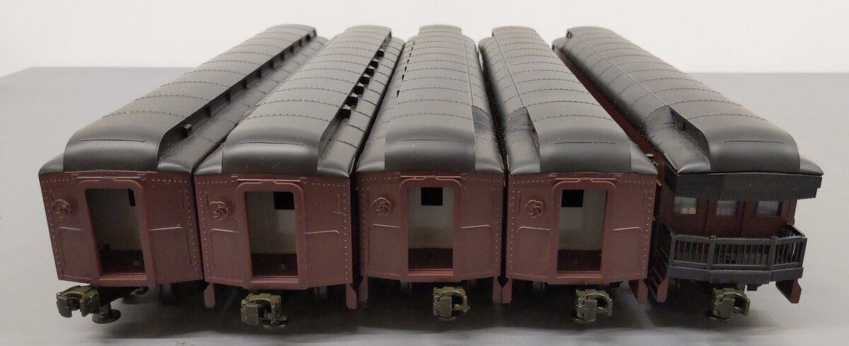 MTH 20-4018 O Gauge Pennsylvania 70' Madison Passenger 5-Car Set EX/Box