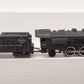 American Flyer 307 S Vintage Reading 4-4-2 Steam Locomotive & Tender VG