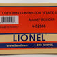 Lionel 6-52566 O Gauge LOTS 2010 Convention "State Of Maine" Boxcar #3110 LN/Box