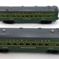 Williams STR-02710AO O Gauge Luxury Lines Streamliners 2 Car Add-On Set LN/Box