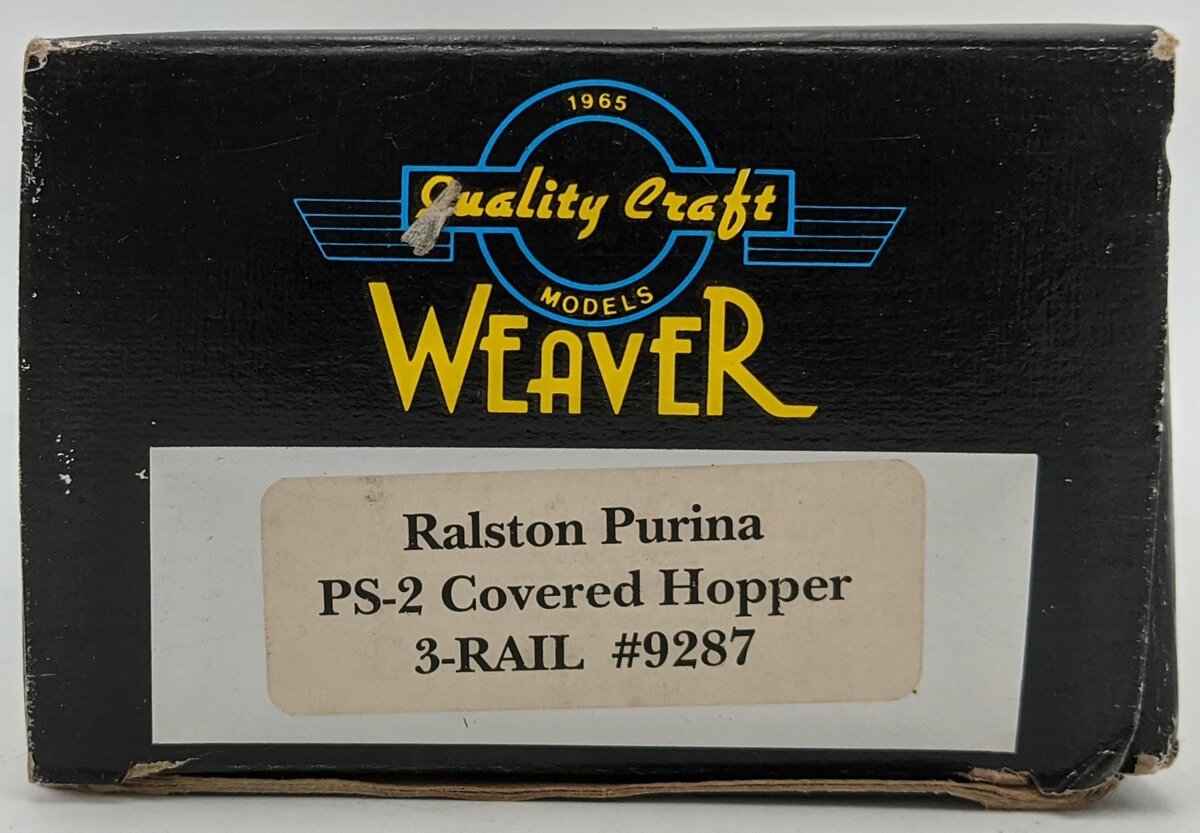 Weaver 9287 O Gauge Ralston Purina Hopper Car LN/Box