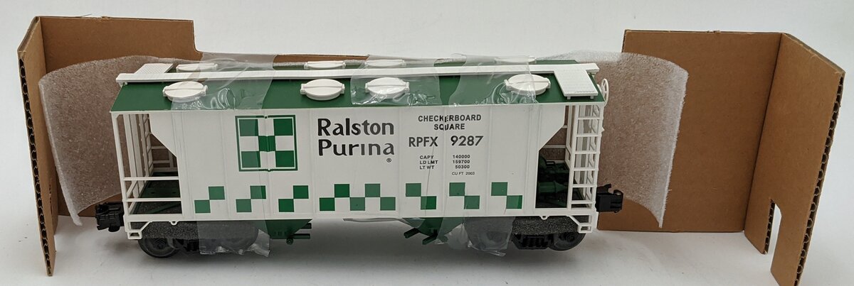 Weaver 9287 O Gauge Ralston Purina Hopper Car LN/Box