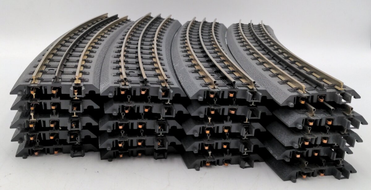 MTH 40-1010 RealTrax O72 Curve Track- Hollow Rails (20) EX