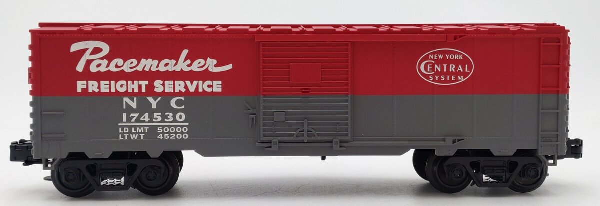 Industrial Rail 1001 O Gauge New York Central Pacemaker Boxcar #174530 EX/Box
