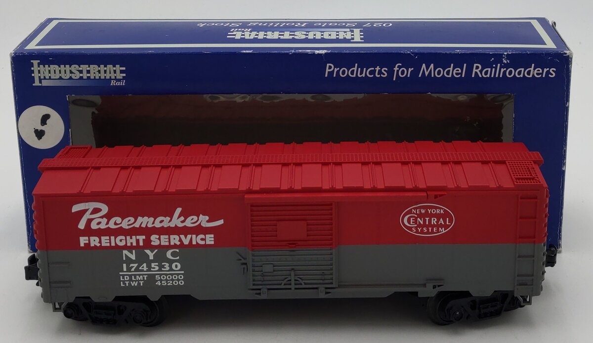 Industrial Rail 1001 O Gauge New York Central Pacemaker Boxcar #174530 EX/Box