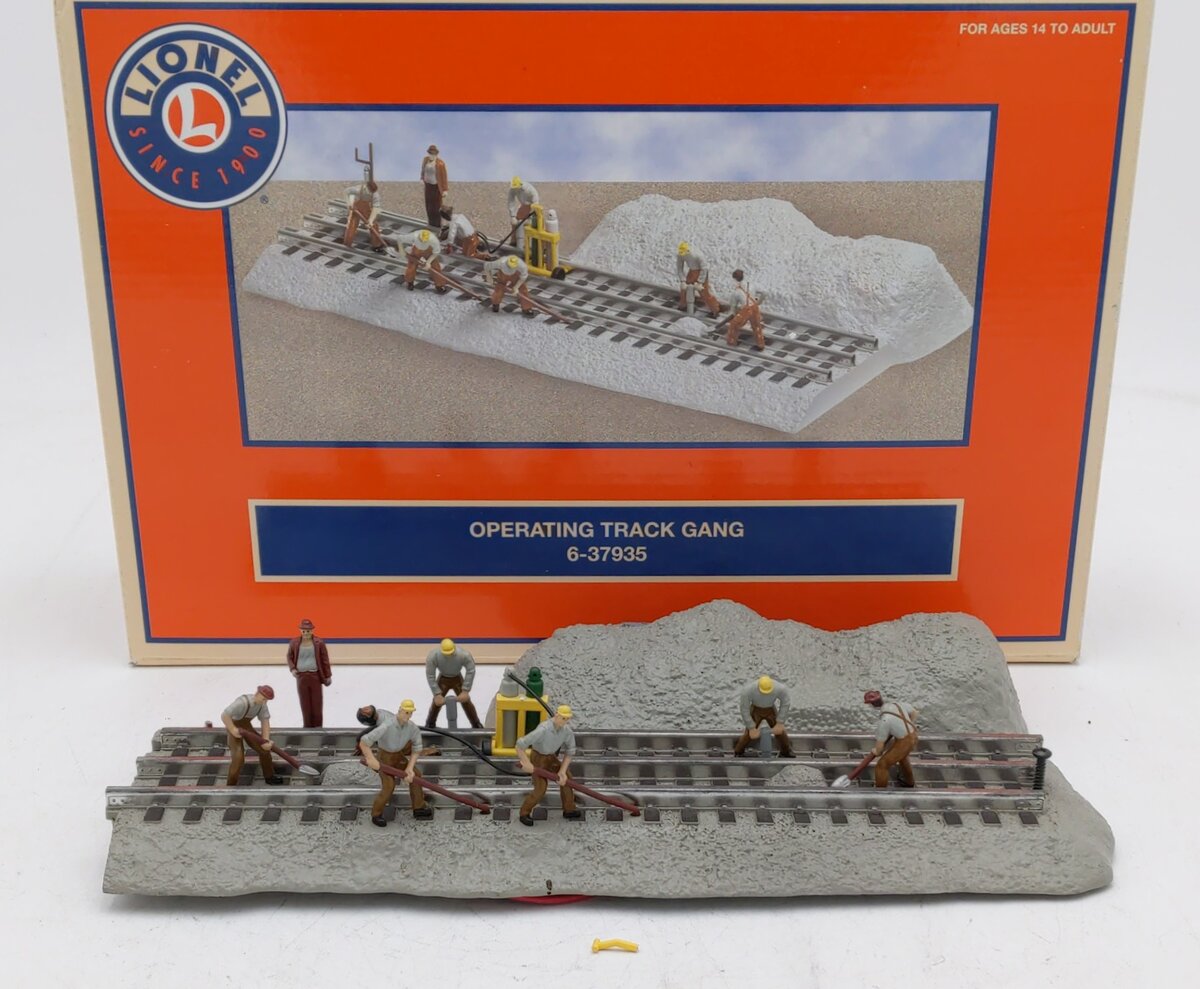 Lionel 6-37935 O Gauge Operating Track Gang EX/Box