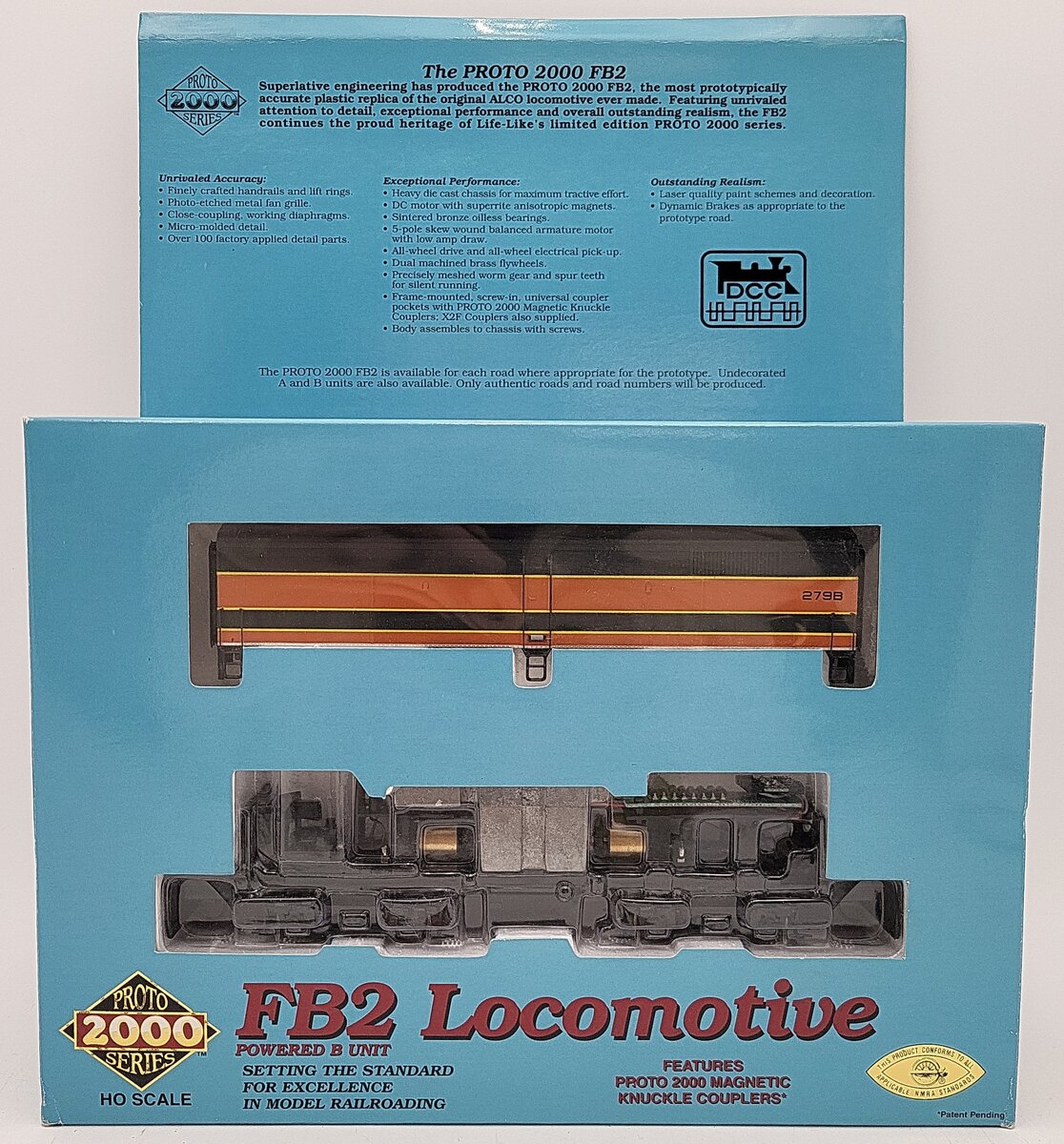 Proto 2000 30204 HO Great Northern Diesel Locomotive B Unit Kit #279B EX/Box