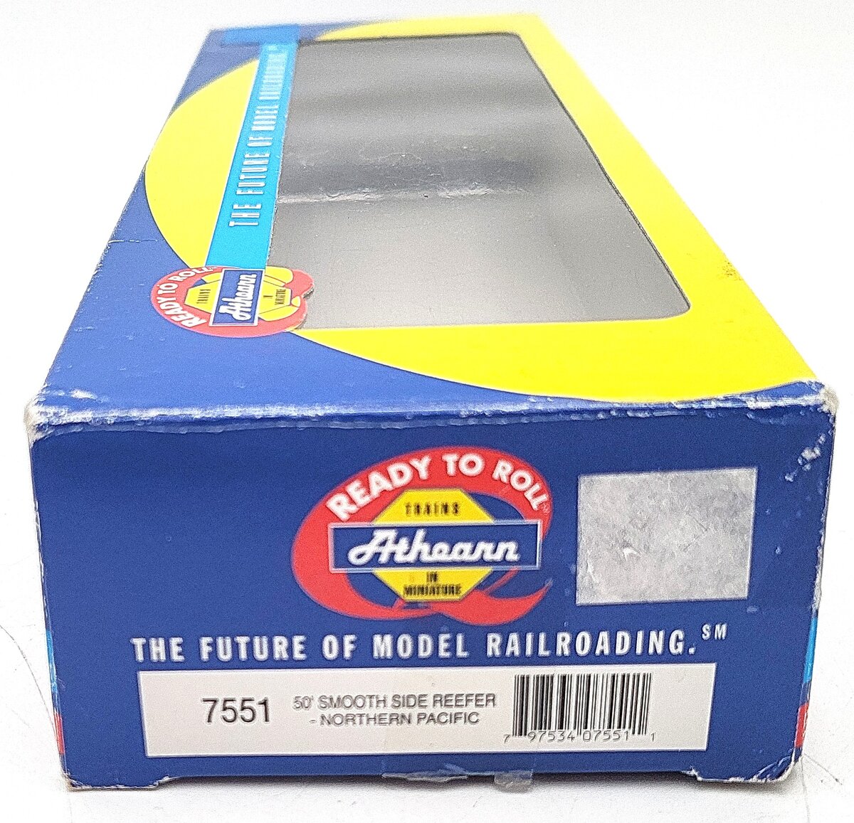 Athearn 7551 HO Scale 50' ss Northern Pacific Reefer #473 - Custom Weathered/Box