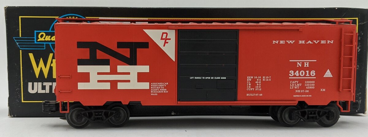 Weaver 34016 O Scale New Haven Boxcar #34016 VG/Box