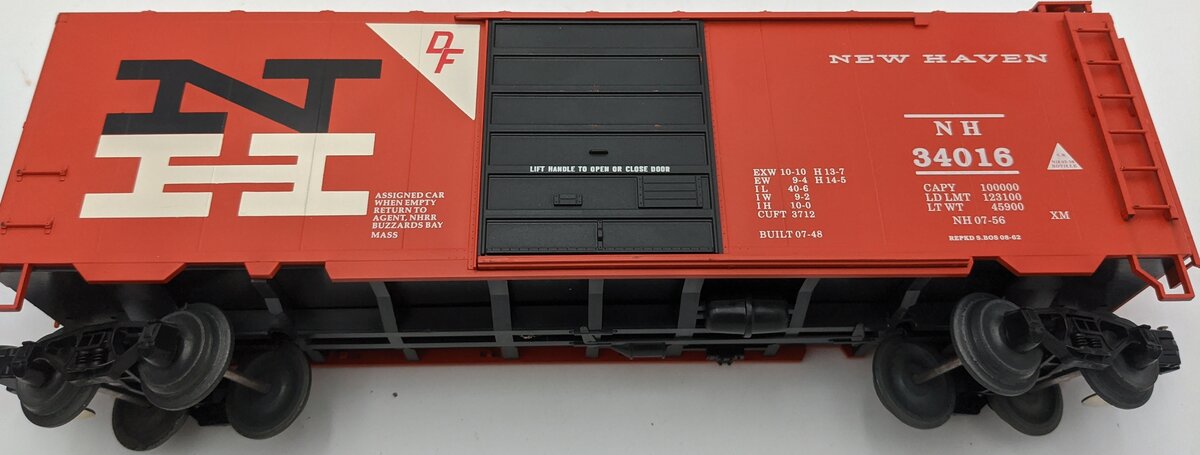 Weaver 34016 O Scale New Haven Boxcar #34016 VG/Box
