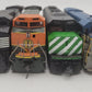 HO Scale Assorted Diesel Locomotives: #8890, #1000, #6615, #2310 [4]