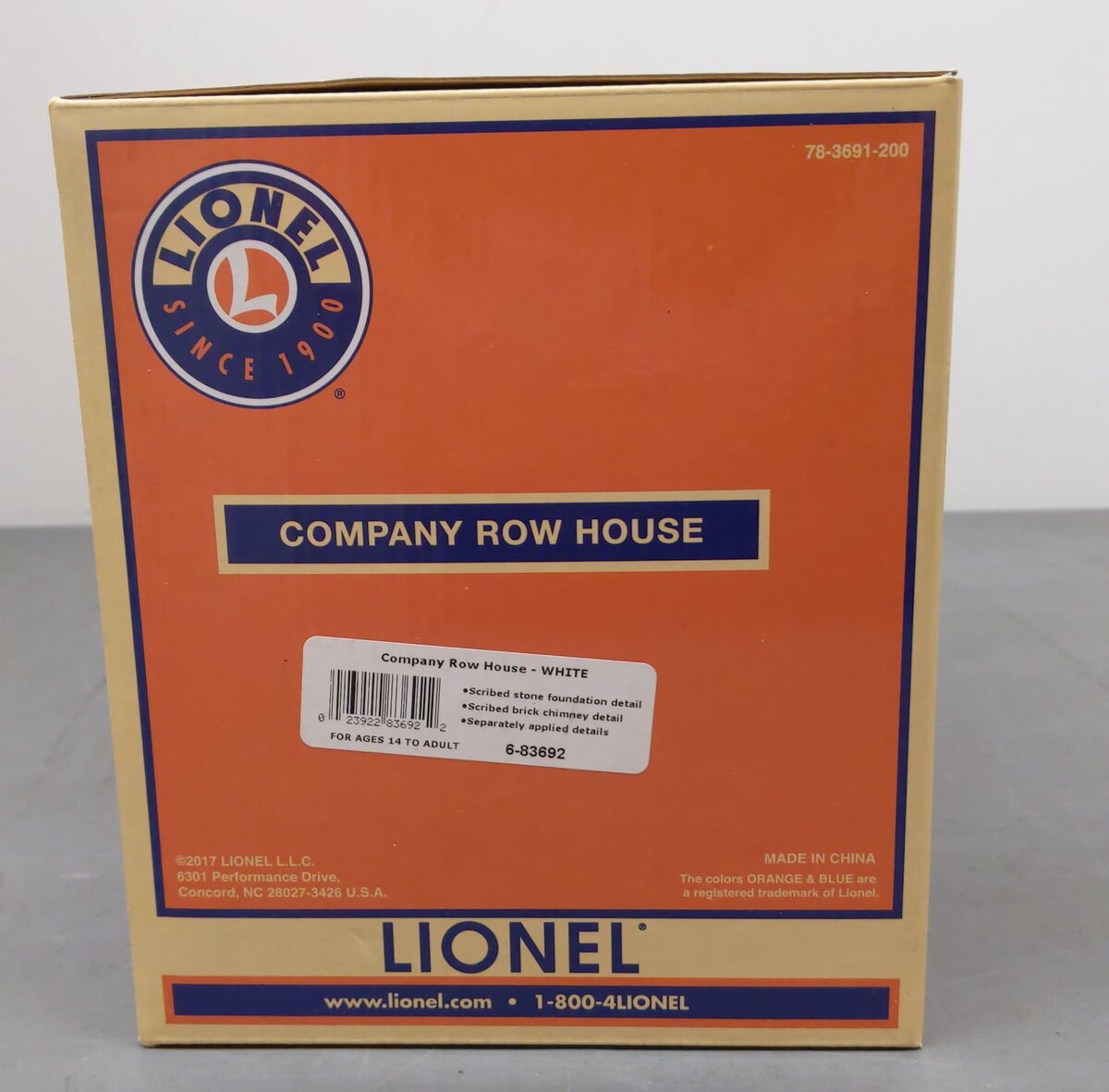 Lionel 6-83692 O Company Row House (White) EX/Box
