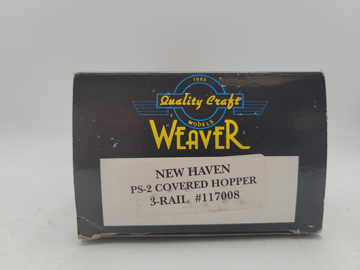 Weaver 117008 O Gauge New Haven PS-2 Covered Hopper (3-Rail) EX/Box