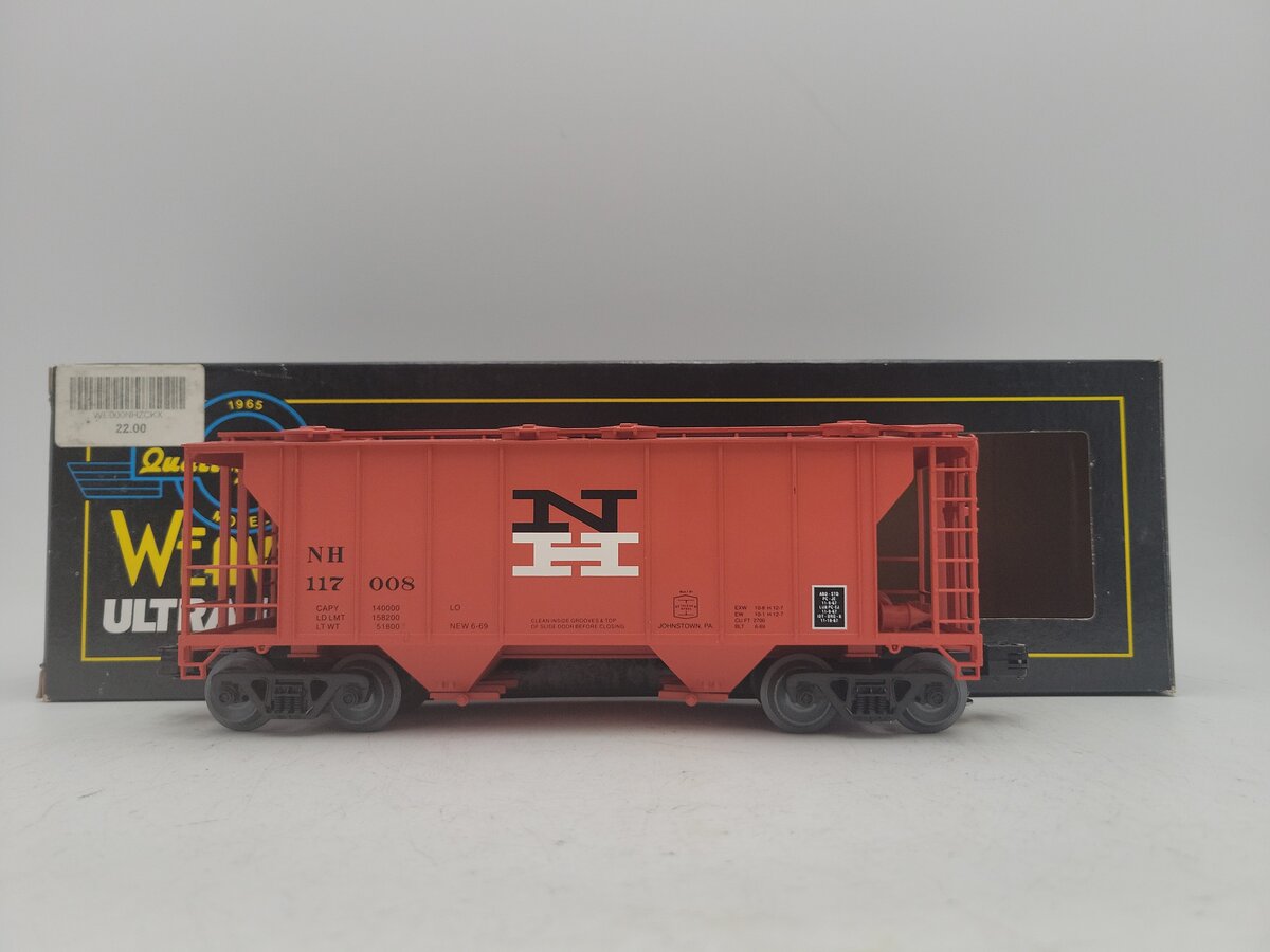 Weaver 117008 O Gauge New Haven PS-2 Covered Hopper (3-Rail) EX/Box