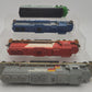 HO Scale Assorted Diesel Locomotives: #2007, #8012, #9760, #2707 [4]