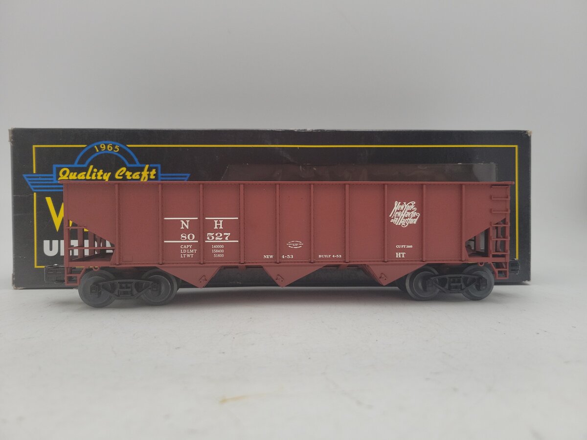 Weaver U18014L O Gauge New Haven 3 Bay 9 Panel Hopper #80527 EX/Box