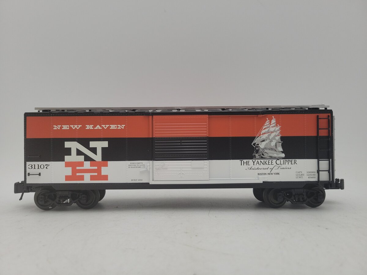 Lionel K-Line 6-22680 O Gauge New Haven Yankee Clipper Boxcar #31107 EX/Box