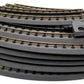 MTH 40-1042 O Gauge RealTrax O42 Curved Solid Rail Track Sections (18) EX