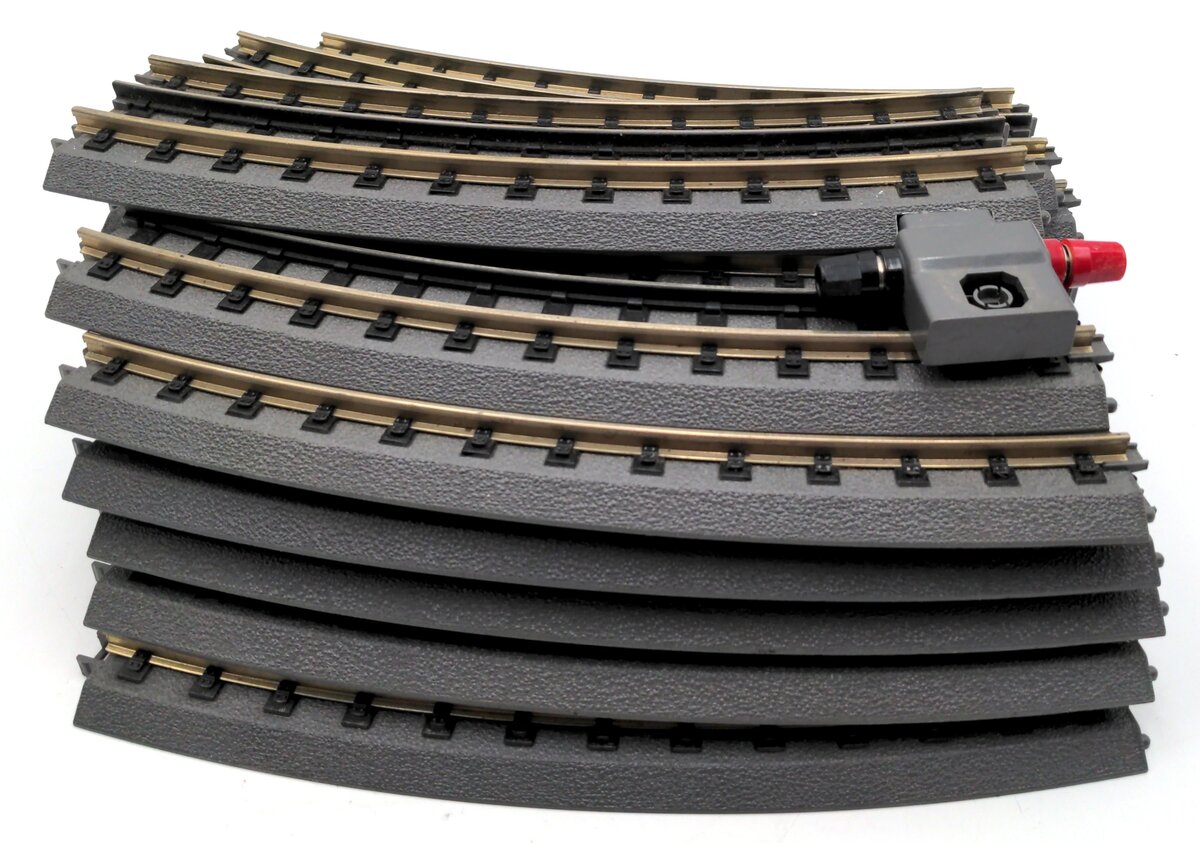 MTH 40-1042 O Gauge RealTrax O42 Curved Solid Rail Track Sections (18) EX