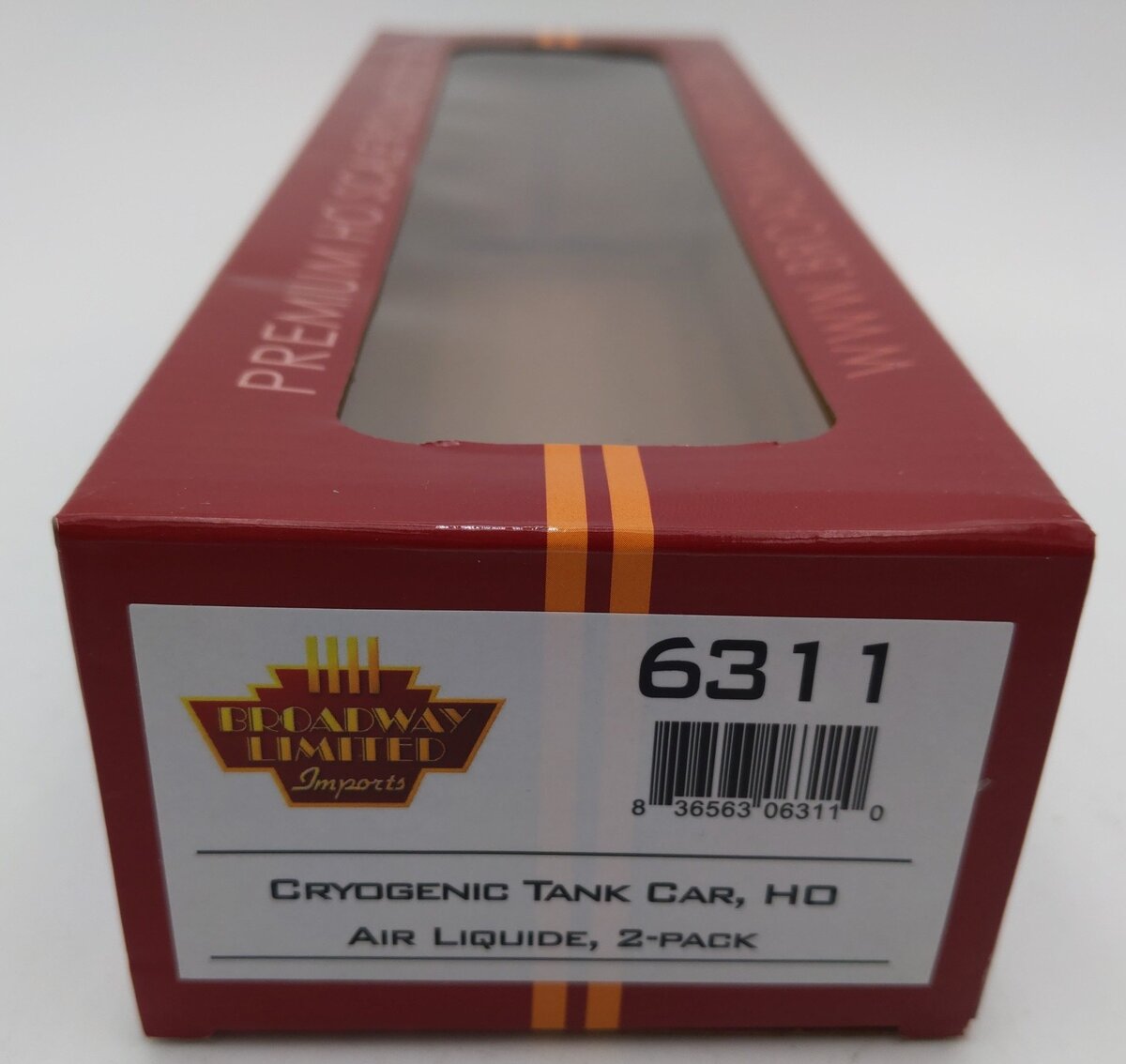 Broadway Limited 6311 HO Air Liquide Cryogenic Tank Car #80033 VG/Box