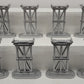 MTH 40-1047 O Silver Elevated Subway Trestle Set EX