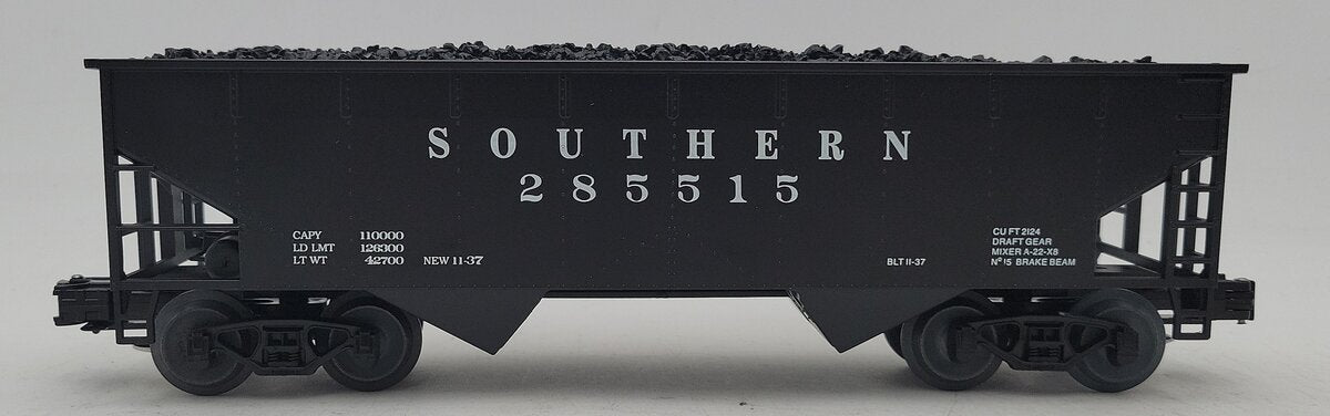 Weaver U1147L O Gauge Southern 2-Bay Offset Coal Hopper #285515 EX/Box