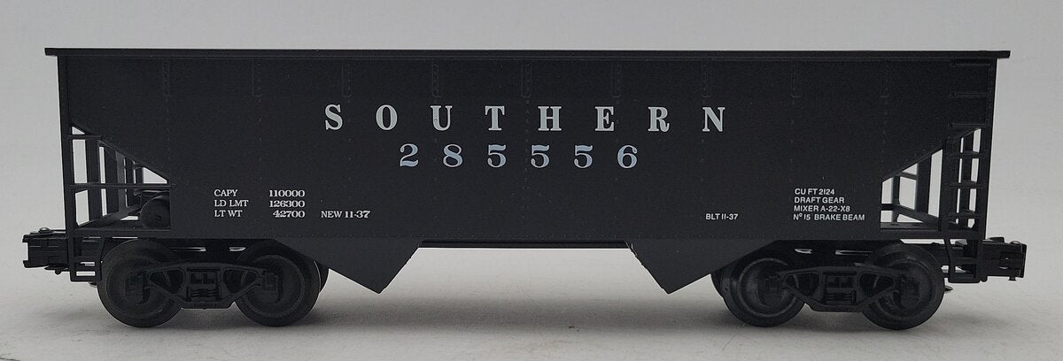 Weaver U1147L O Gauge Southern 2-Bay Offset Coal Hopper #285556 (3 Rail) EX/Box