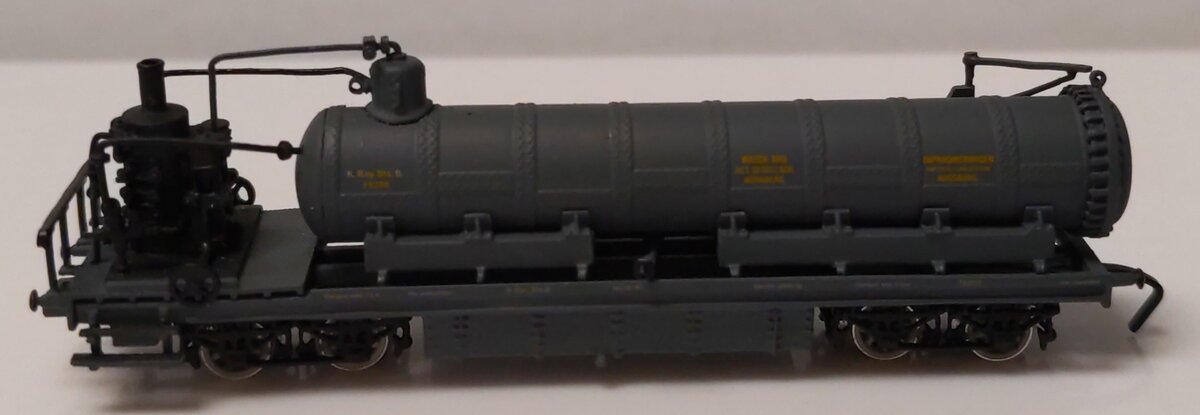 Railex Z Scale K.Bay.Sts.B BRASS Flatcar with Load EX