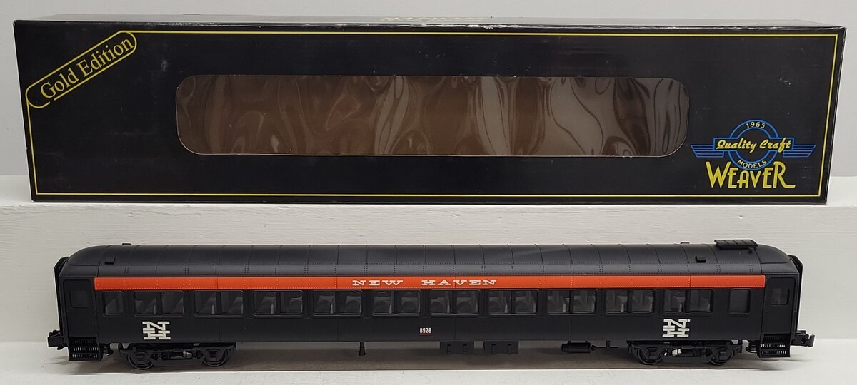 Weaver G1238L New Haven Black Knight Pullman-Bradley 85' Coach Car #8528 LN/Box