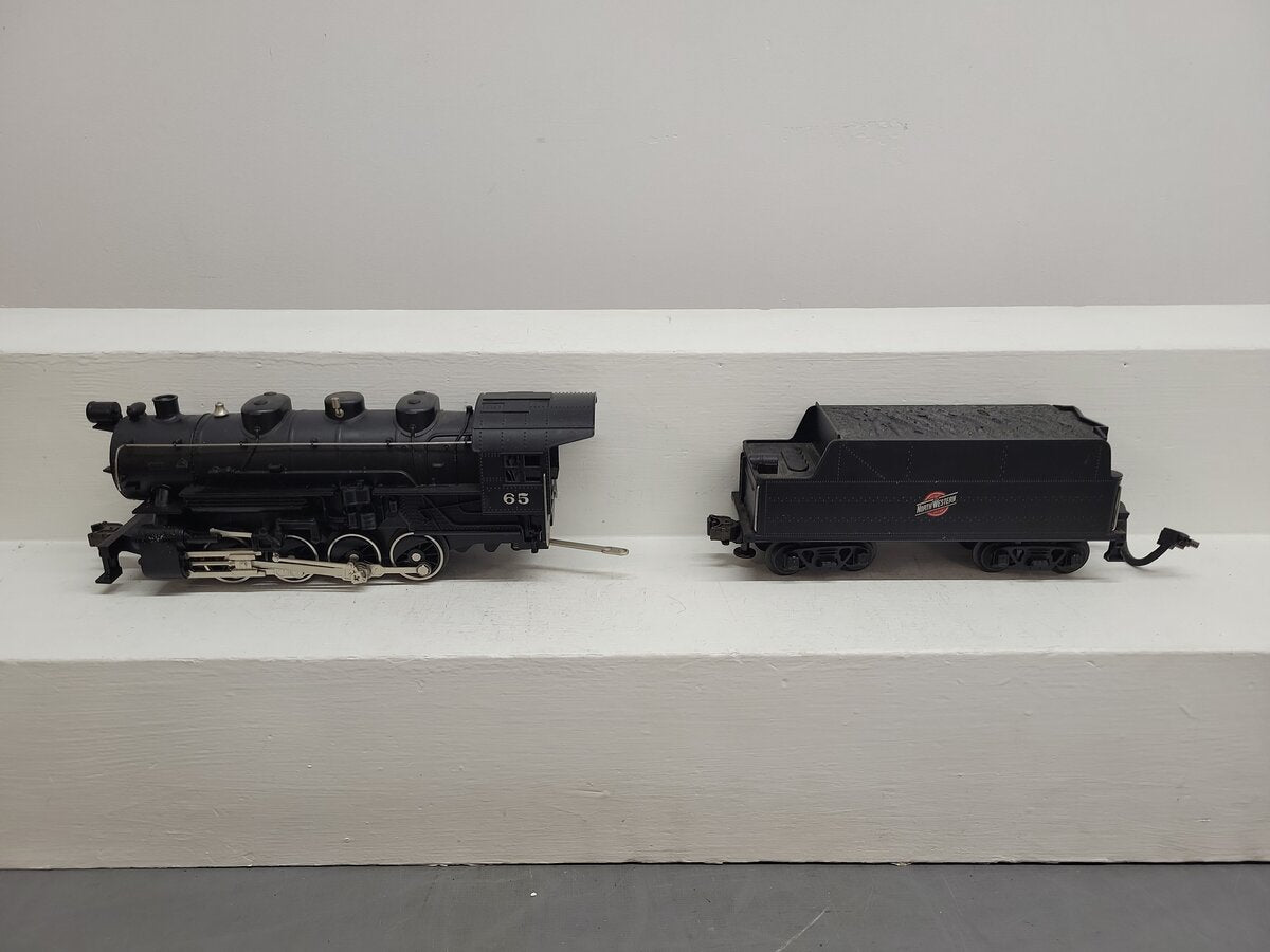 MTH 30-1112-1 O Chicago & Northwestern 0-8-0 Steam Locomotive Switcher w/PS1 #65 EX/Box