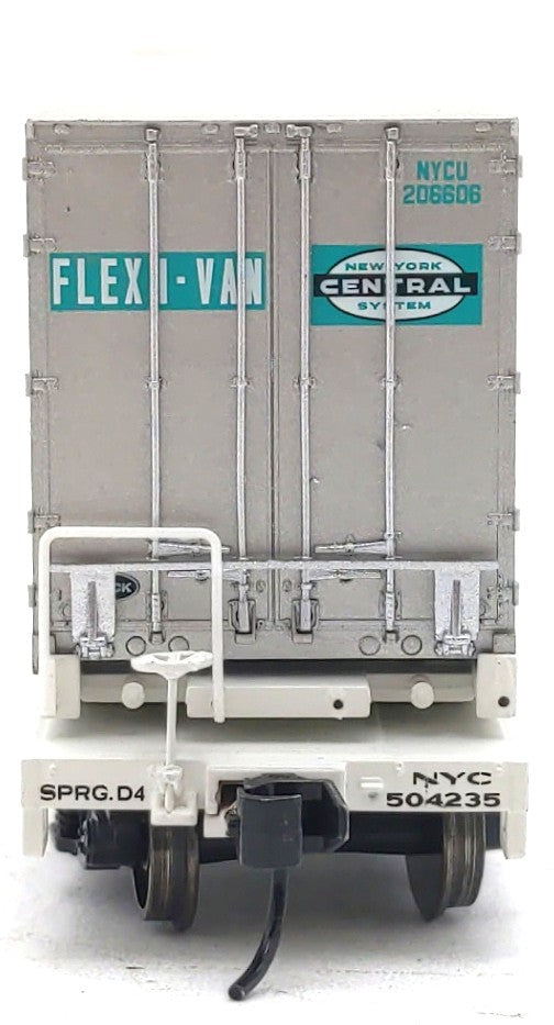 Walthers 932-40852 NYC Flexi-Van Car with Trailers #504235 EX