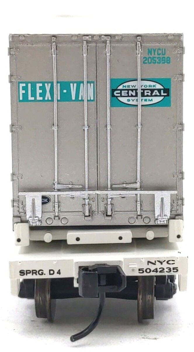 Walthers 932-40852 NYC Flexi-Van Car with Trailers #504235 EX