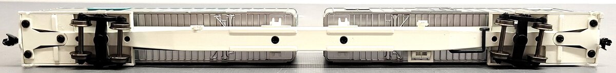 Walthers 932-41052 HO Scale NYC Mark IV Flexi-Van Flatcar w/Two Trailers #9715 EX