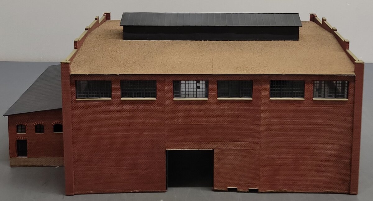 Walthers 933-2970 HO Scale Cornerstone Series Railroad Shop Building Kit VG
