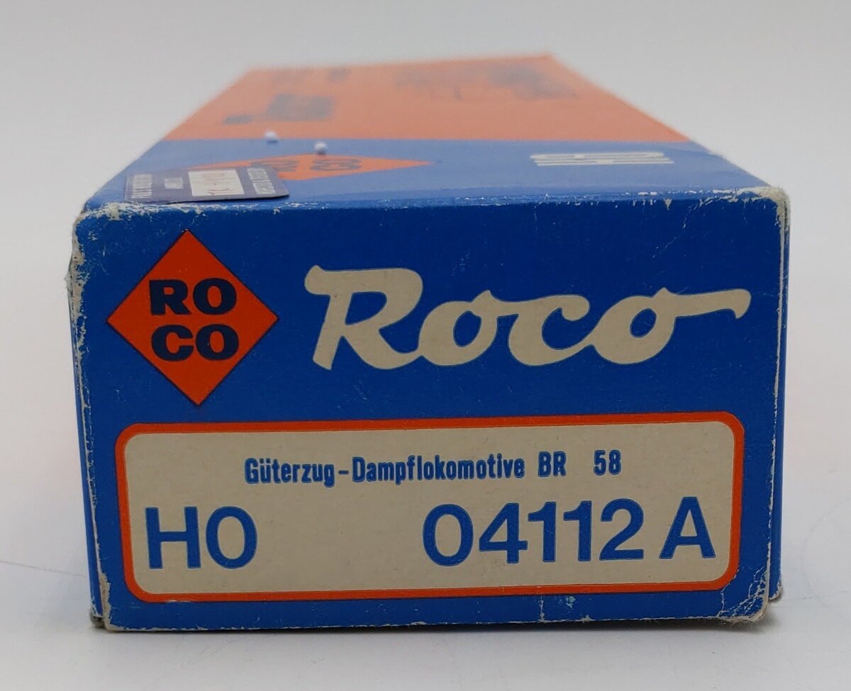 Roco 04112A HO Scale DRG BR 58 2-10-0 Steam Locomotive w/ Tender #58525 VG/Box