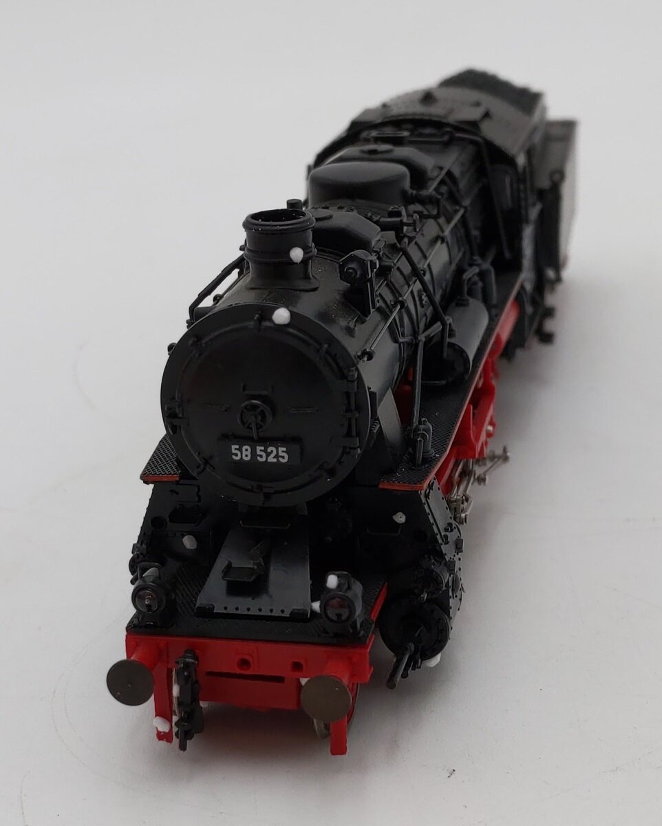 Roco 04112A HO Scale DRG BR 58 2-10-0 Steam Locomotive w/ Tender #58525 VG/Box