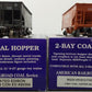 RMT O gauge Assorted 2-Bay Coal Hopper #20304, #112554. [2] LN/Box