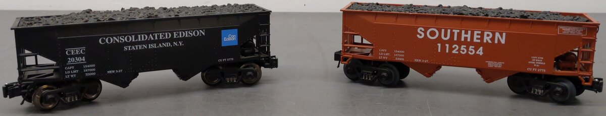RMT O gauge Assorted 2-Bay Coal Hopper #20304, #112554. [2] LN/Box
